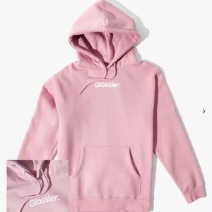 Glossier Soft Pink Sweatshirt size Small